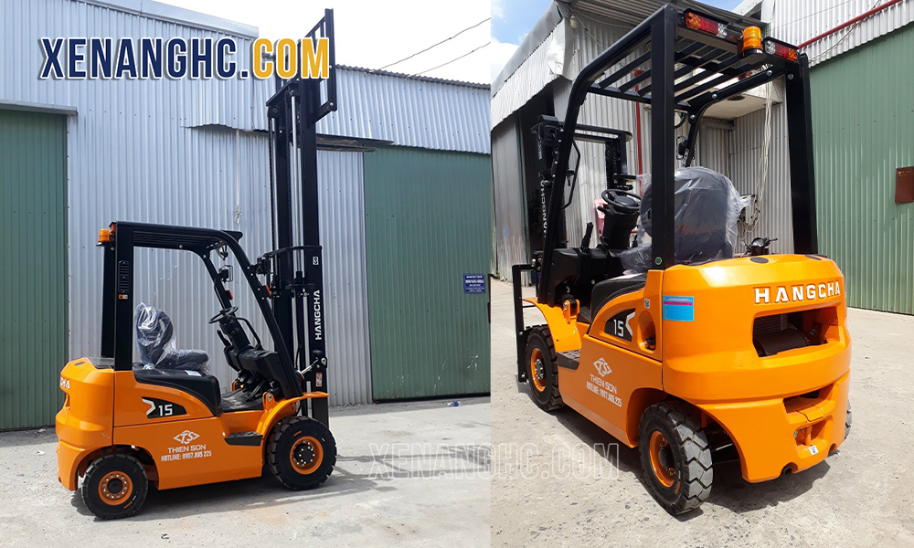 Ưu điểm xe nâng dầu 1.5 tấn thương hiệu Hangcha