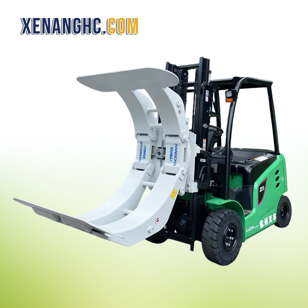 Bộ công tác kẹp tròn gắn trên xe nâng Hangcha Bộ công tác kẹp tròn gắn trên xe nâng Hangcha