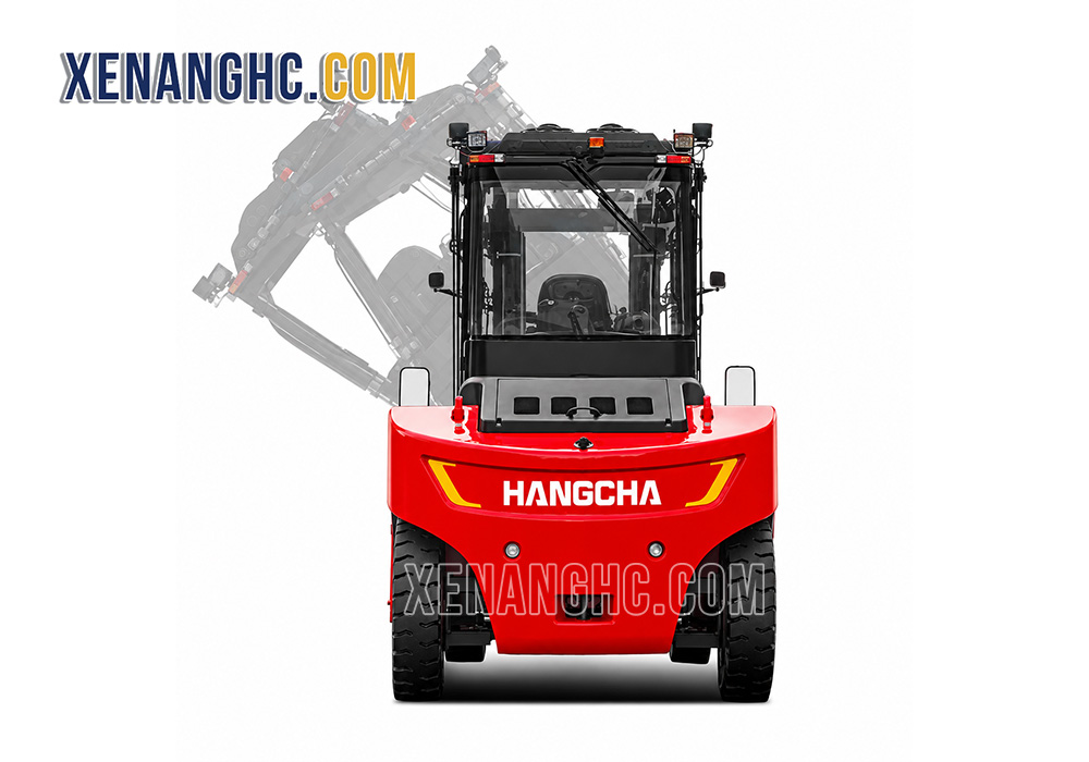 Cấu trúc cabin có thể lật nghiêng trên xe nâng điện 16 tấn Hangcha