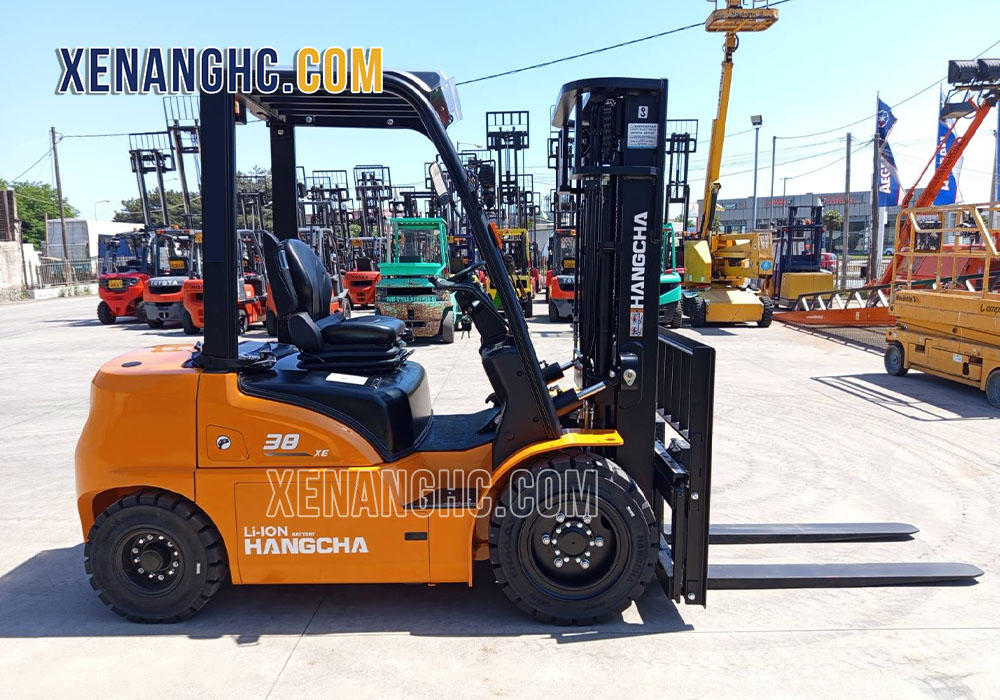Ứng dụng xe nâng điện 3.8 tấn Pin lithium dòng XE Hangcha