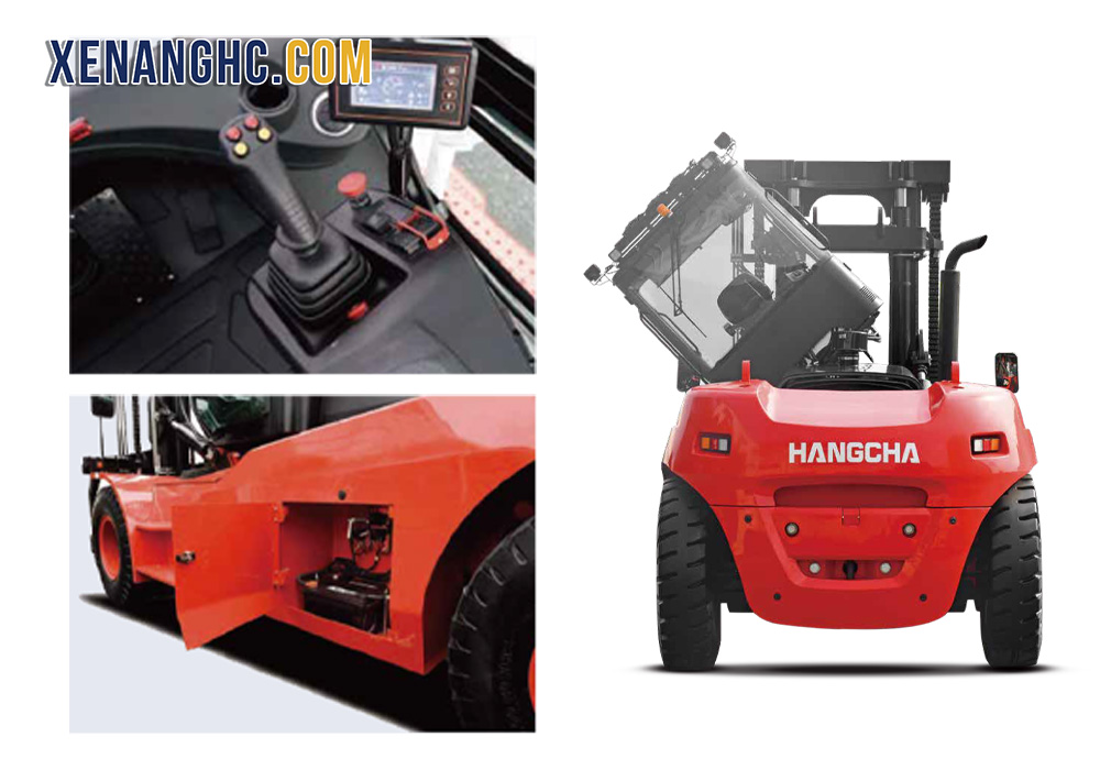 Xe nâng dầu 20 tấn Hangcha dễ dàng bảo trì