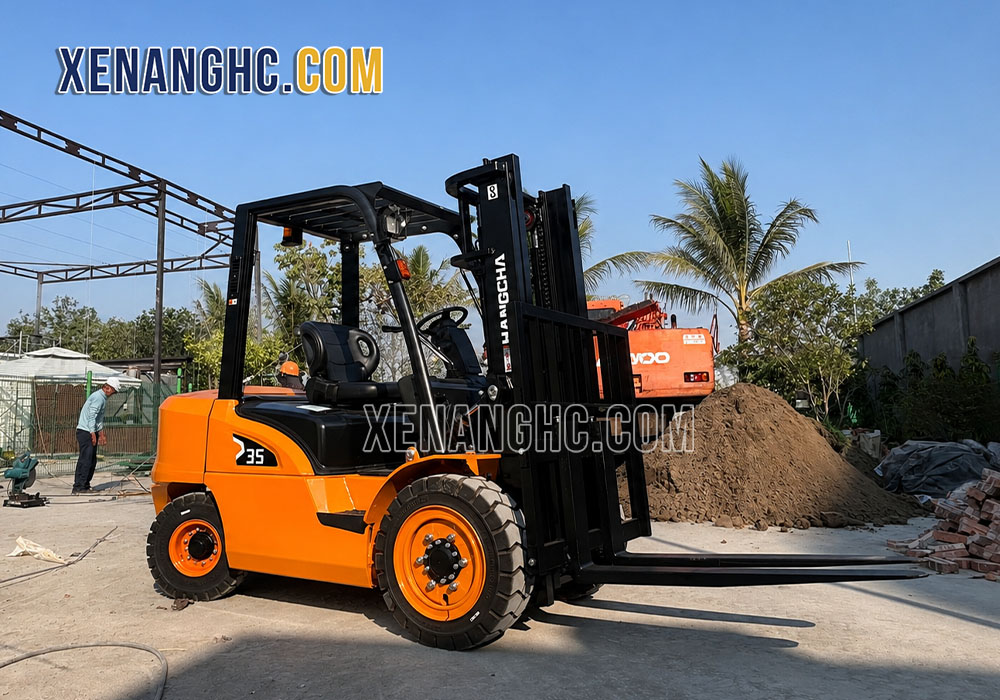 Xe nâng dầu 3.5 tấn dòng X Hangcha có nhiều ứng dụng