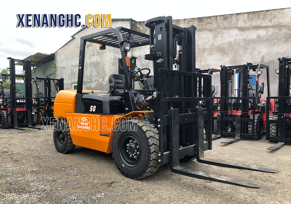 Xe nâng dầu 5 tấn dòng A Hangcha chính hãng