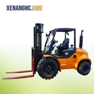 Xe nâng địa hình 3 tấn dầu
