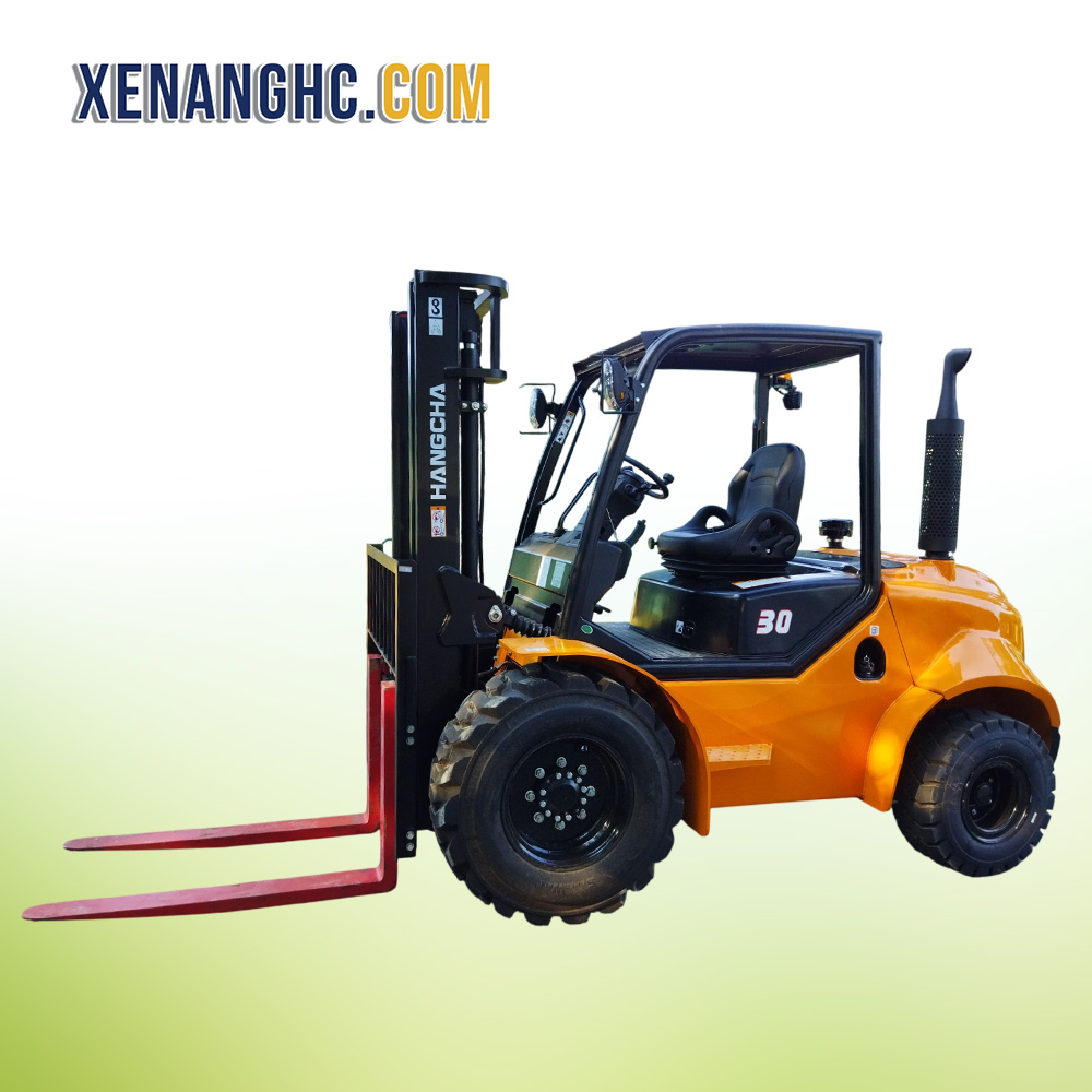 Xe nâng địa hình 3 tấn dầu Xe nâng địa hình 3 tấn dầu