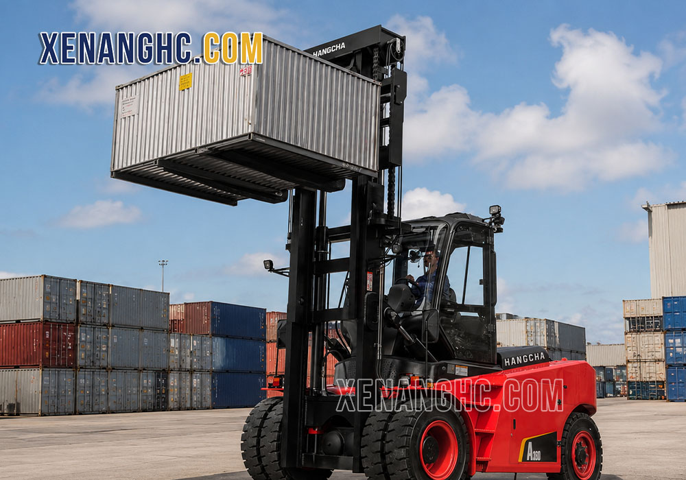 Xe nâng điện 16 tấn Hangcha CPCD160 AD2 vận hành mạnh mẽ