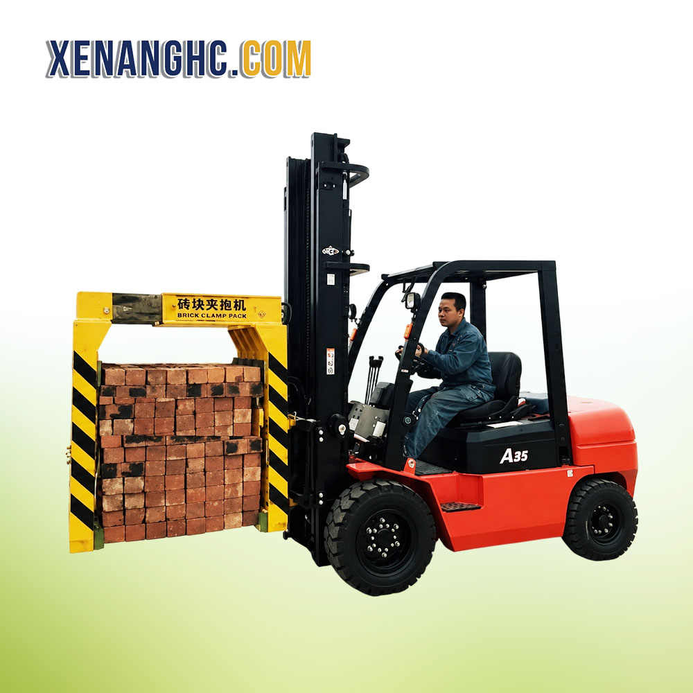 Xe nâng kẹp gạch Hangcha chính hãng Xe nâng kẹp gạch Hangcha chính hãng