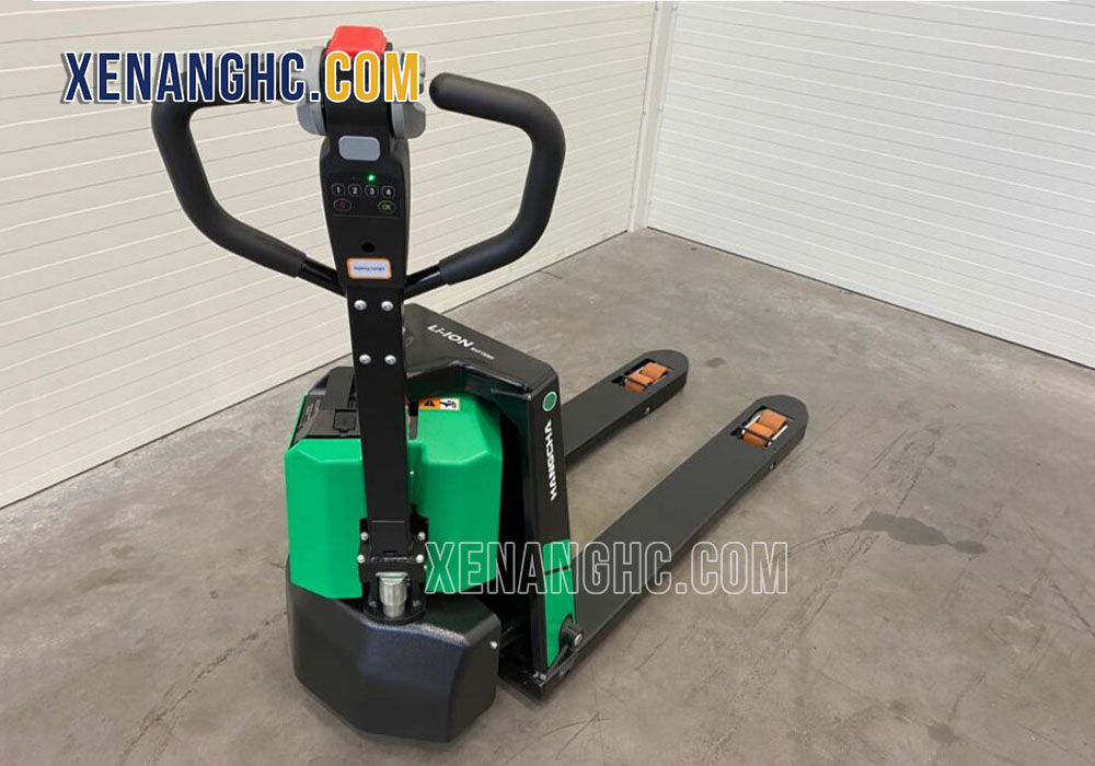 Xe nâng tay điện thấp mini 2 tấn chính hãng Hangcha