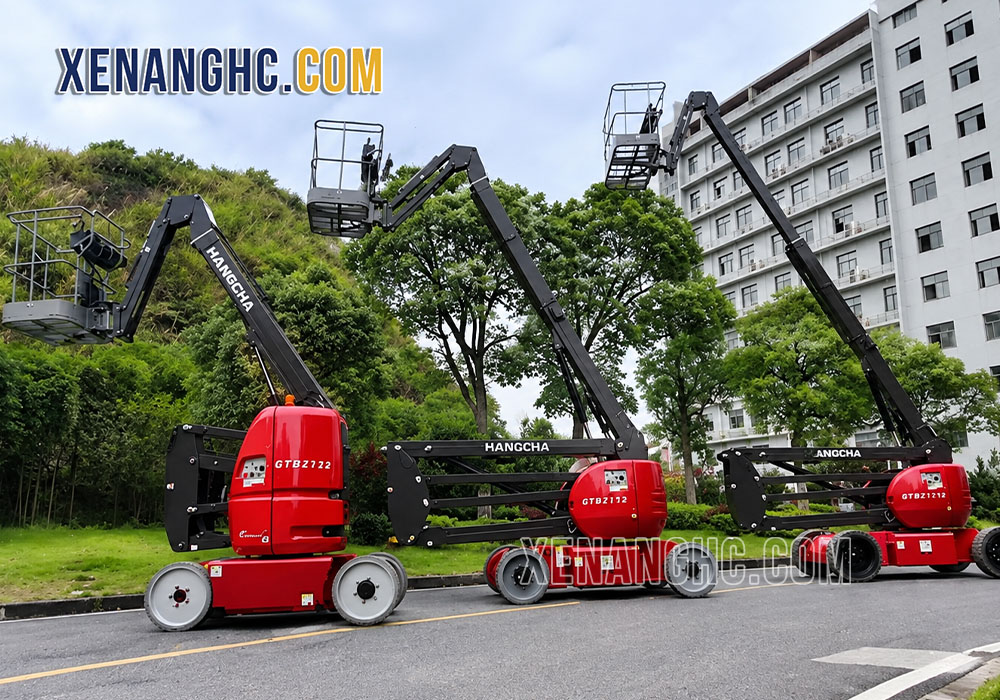 Các loại xe nâng người boom lift Hangcha