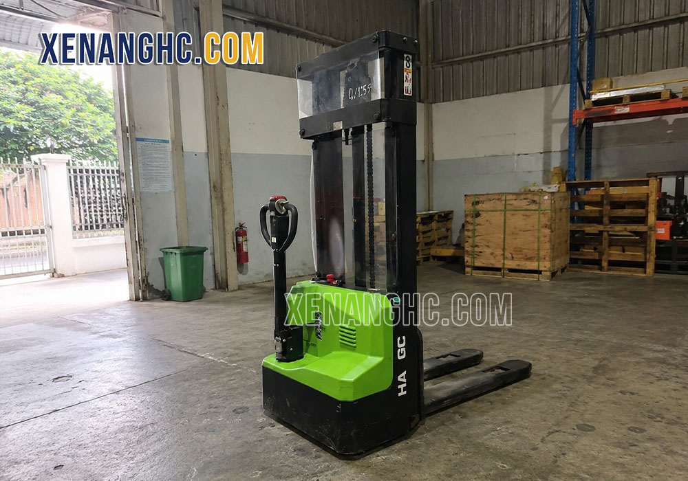 Đánh giá hiệu suất làm việc trên xe nâng tay điện cao 1.2 tấn Hangcha