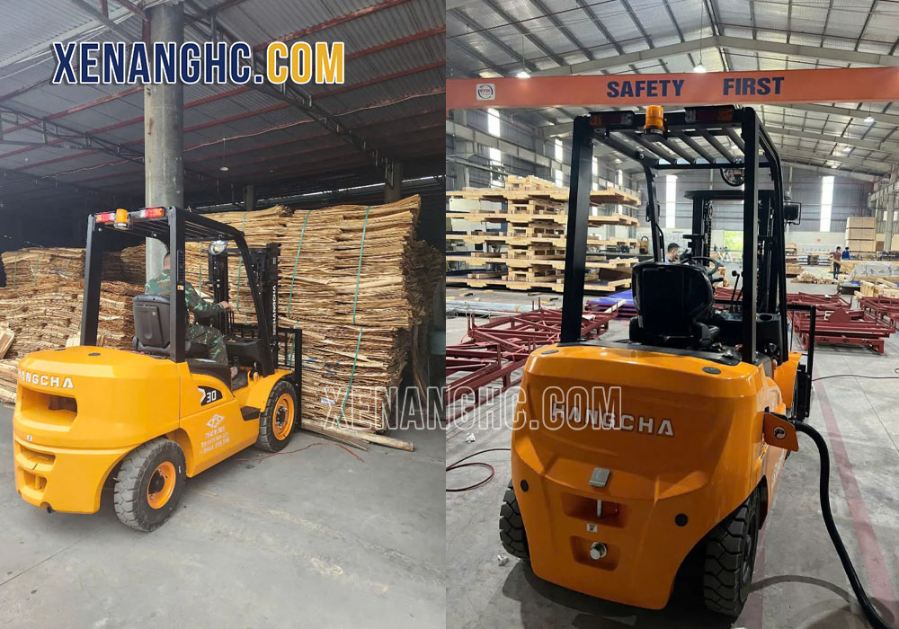 So sánh nên đầu tư xe nâng dầu hay xe nâng điện