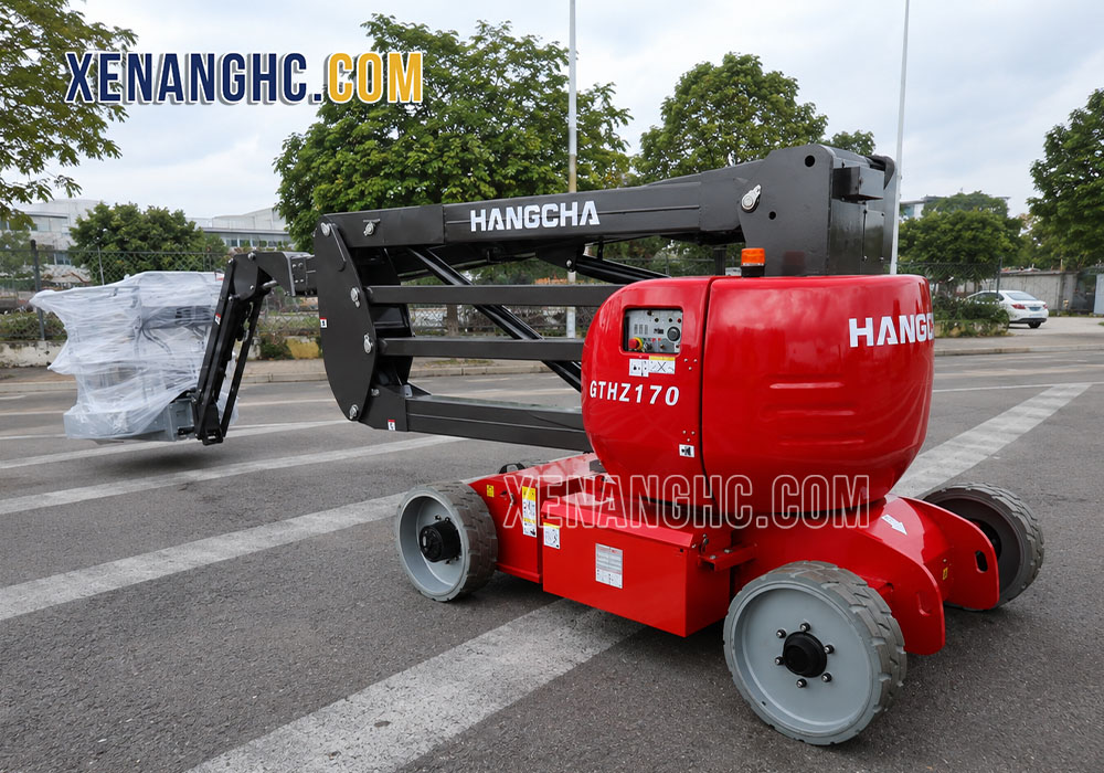 Xe boom lift nâng người Hangcha chính hãng