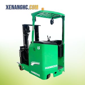 Xe nâng điện đứng lái reach truck 1.5 tấn Hangcha