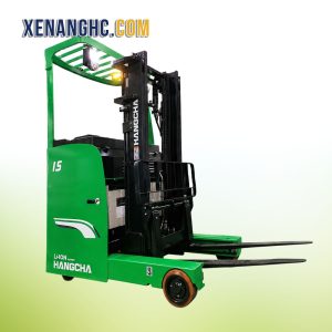 Xe nâng điện reach truck đứng lái 1.5 tấn Hangcha