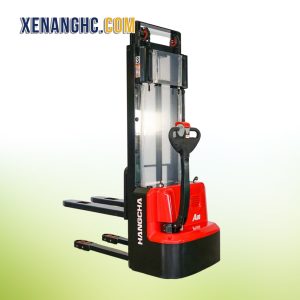 Xe nâng điện tay cao 1 tấn
