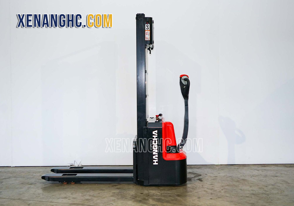 Xe nâng điện tay cao 1 tấn pallet stacker Hangcha