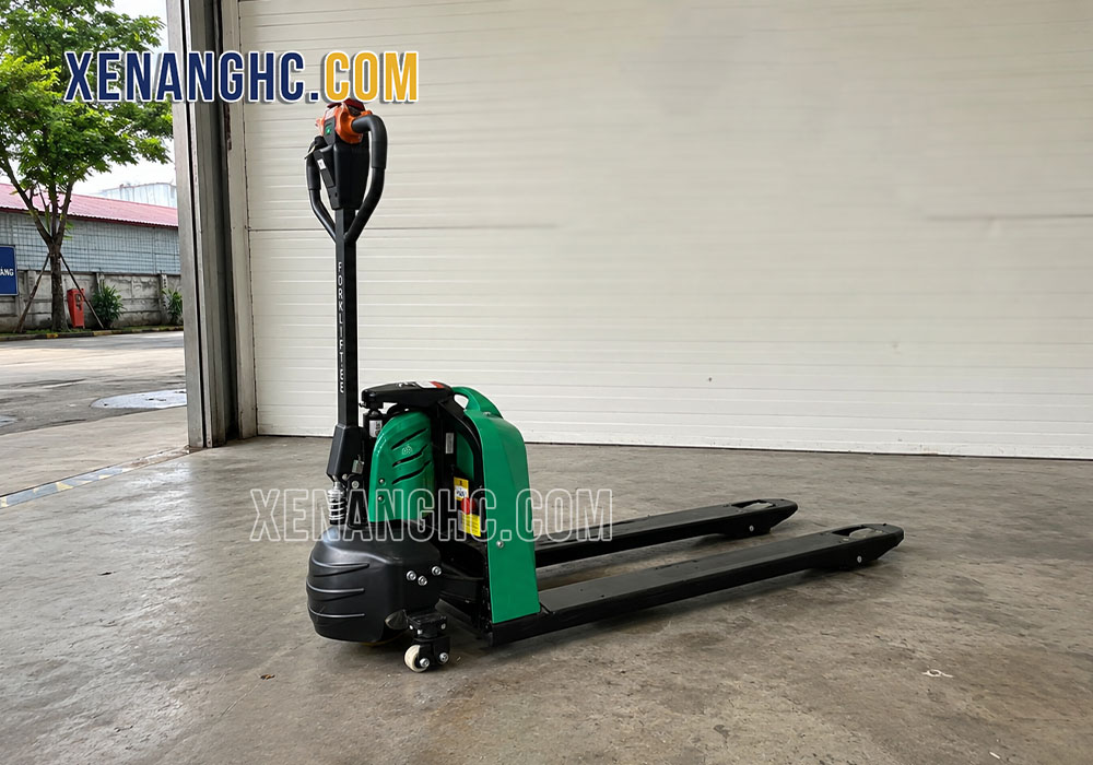 Xe nâng điện tay thấp 1 tấn lithium Hangcha chính hãng