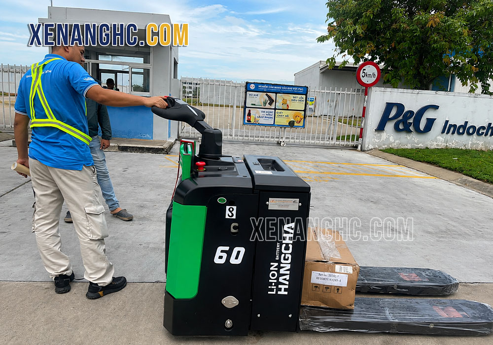 Xe nâng điện thấp 6 tấn Hangcha model CBD60