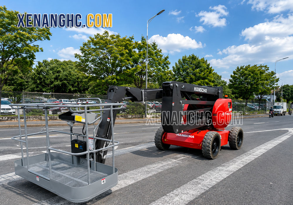 Xe nâng người boom lift Hangcha chất lượng giá tốt