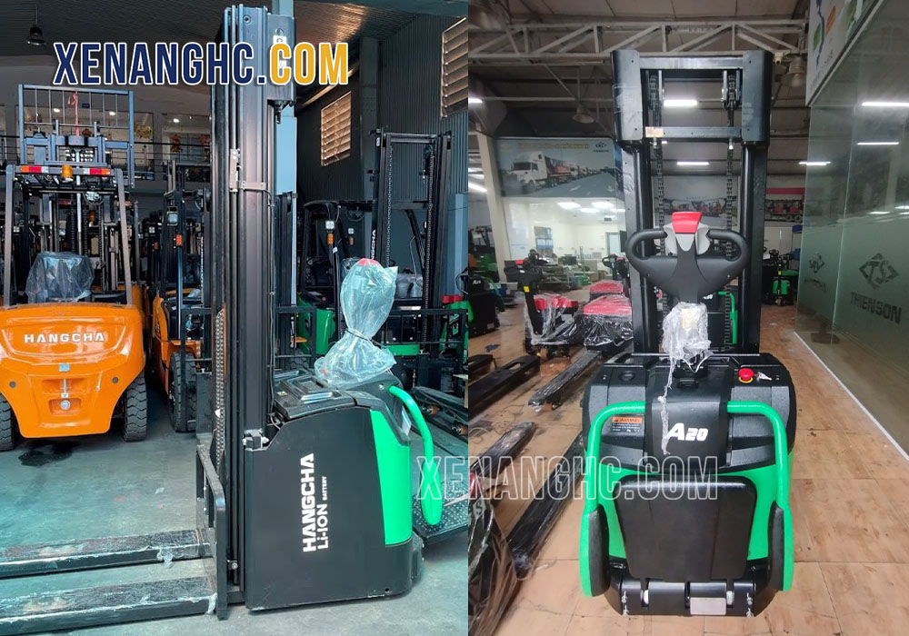 Xe nâng tay điện cao 2 tấn pin Lithium Hangcha CDD20-AC2S