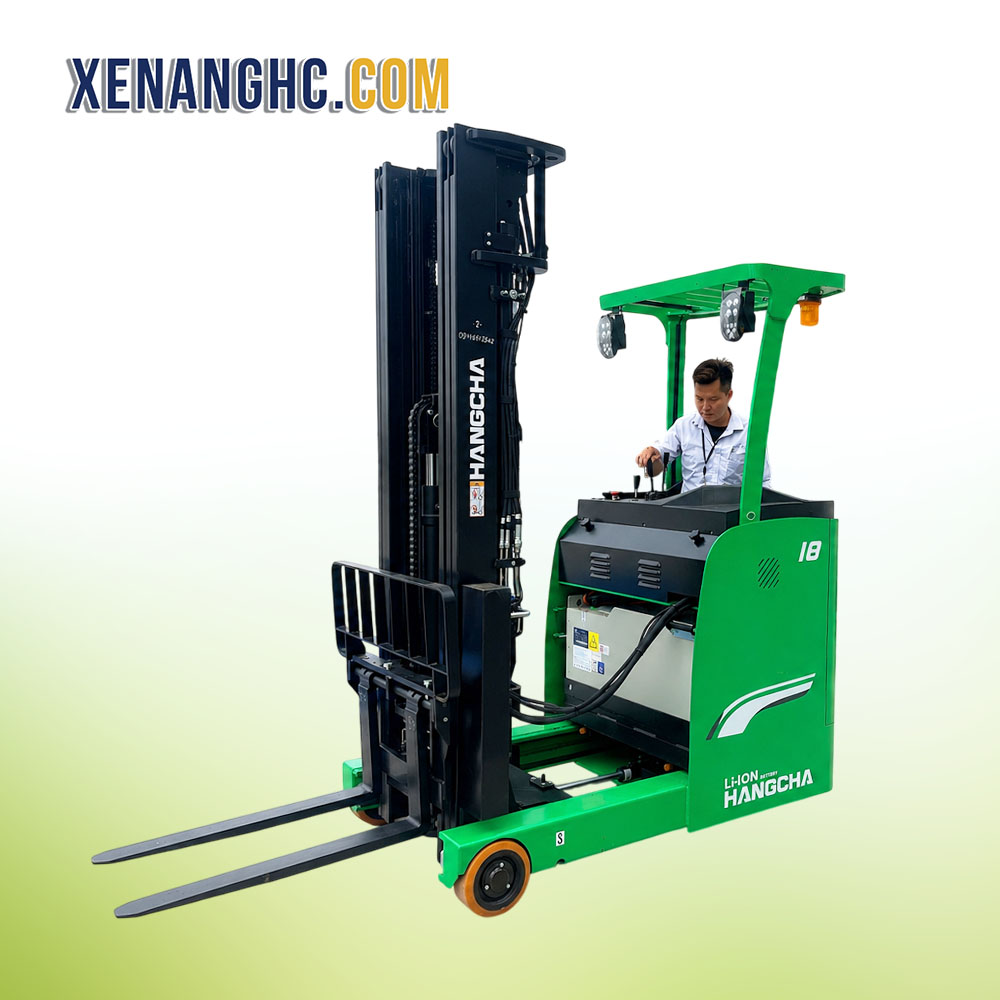 xe nâng điện reach truck đứng lái 1.8 tấn xe nâng điện reach truck đứng lái 1.8 tấn