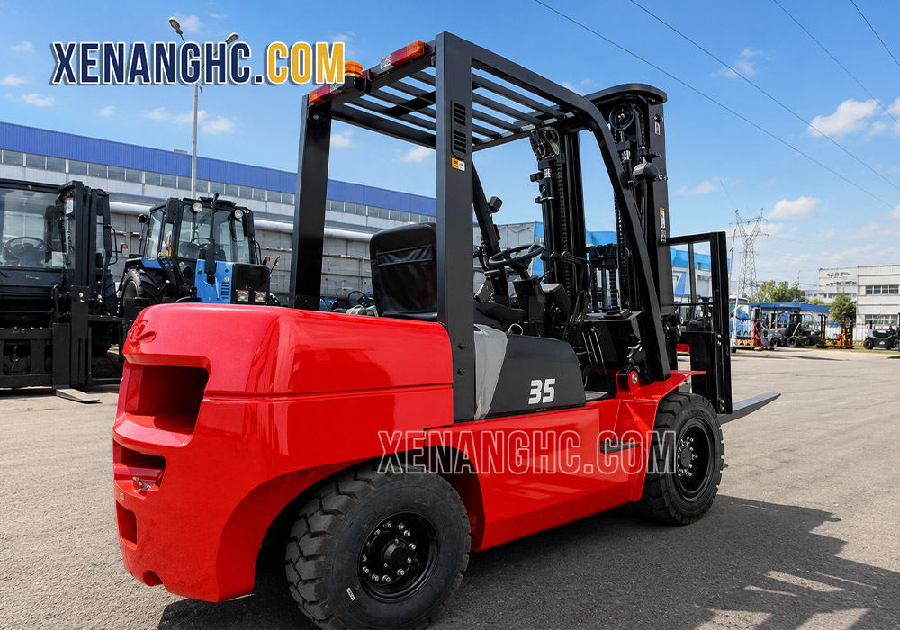 Hình ảnh xe nâng dầu 3.5 tấn số sàn A Series Hangcha chính hãng