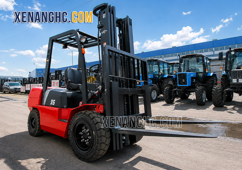 Ứng dụng thực tế của Xe nâng dầu 3.5 tấn số sàn A Series Hangcha