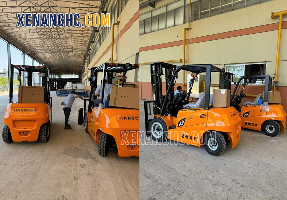 Xe nâng điện 3.8 tấn XA Series Hangcha giao cho khách hàng