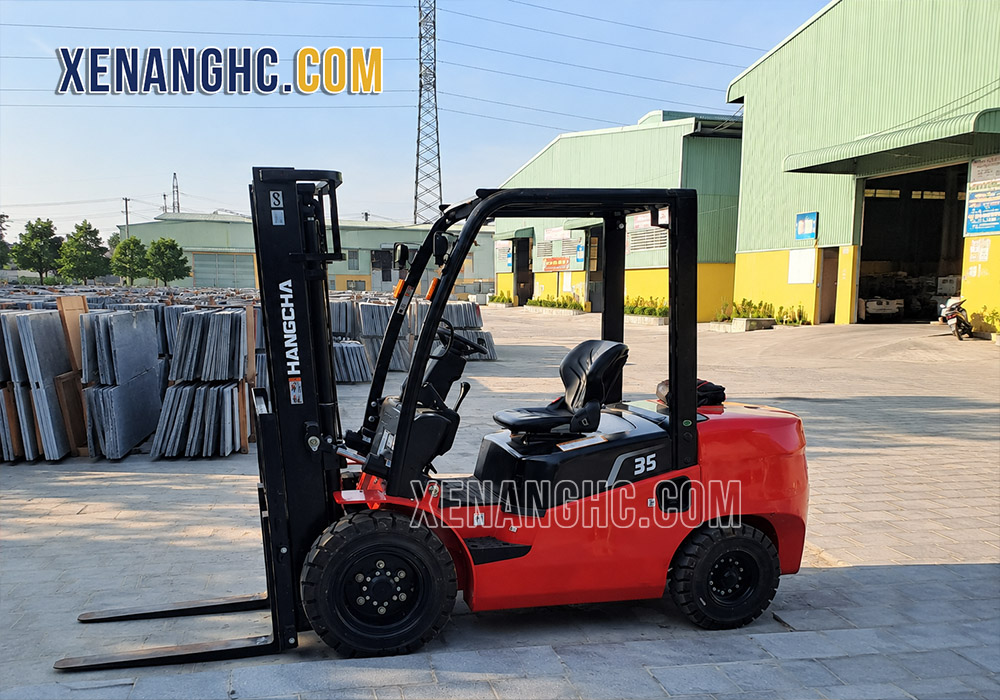 Xe nâng dầu 3.5 tấn số sàn dòng A2 Hangcha CPCD35 A2G2